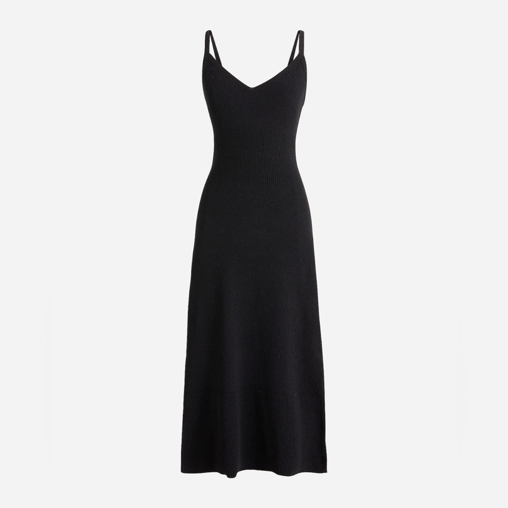 J Crew Cotton-blend bouclé spaghetti-strap dress BK852